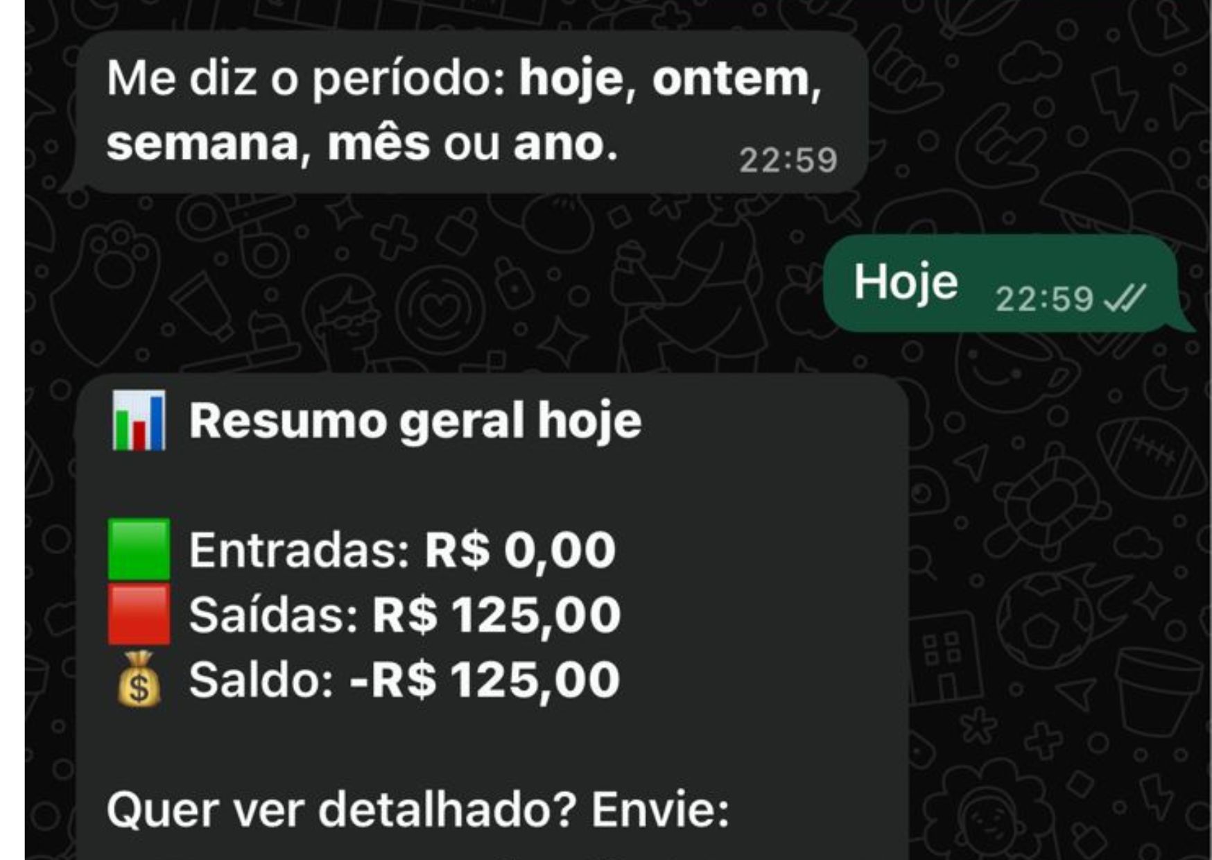 Registro por mensagem